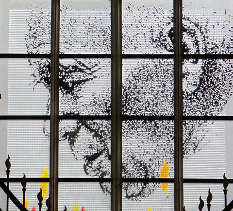 6. “Papal stained glass”– designed by Barbara Idzikowska, Eugeniusz Get–Stankiewicz, 2007 – St. Elizabeth’s Church, ul. Św. Elżbiety 1, photo by Monika Muszyńska