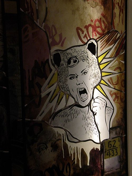 Kalina Bańka – "The Seven Deadly Sins in XXL", stained glass